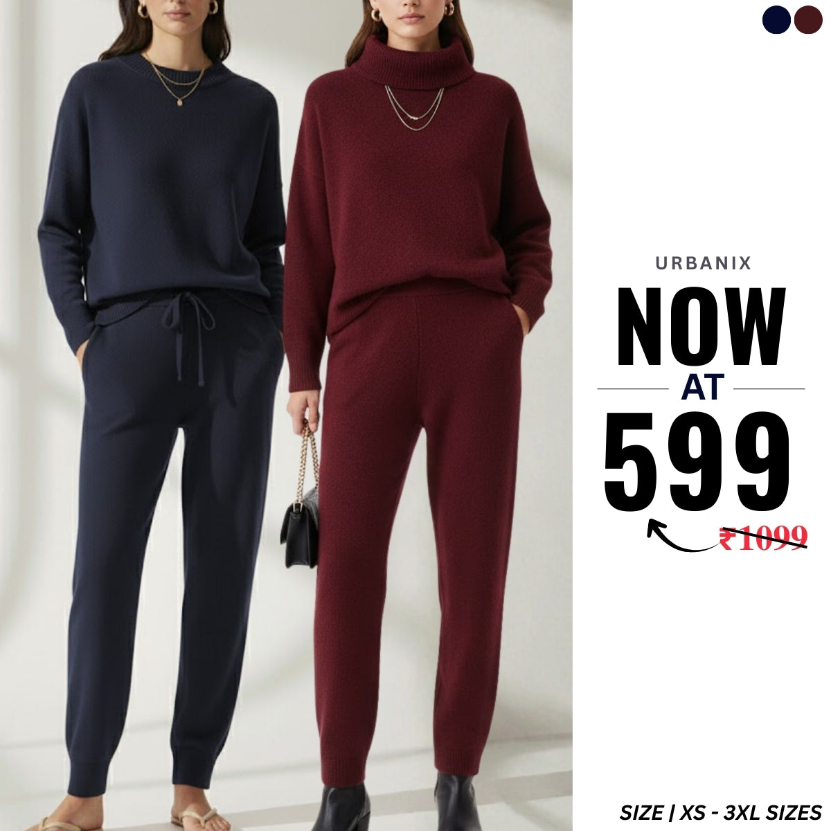 Warmth Combo Pack Cozy-Chic Winter Co-ord Sets | WCCS-02