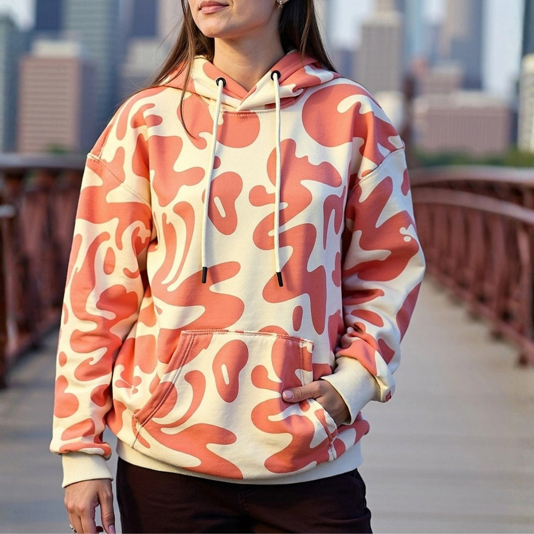 "Pack of 2 Women’s Printed Hoodies – Premium Quality, Cozy & Stylish|H-026