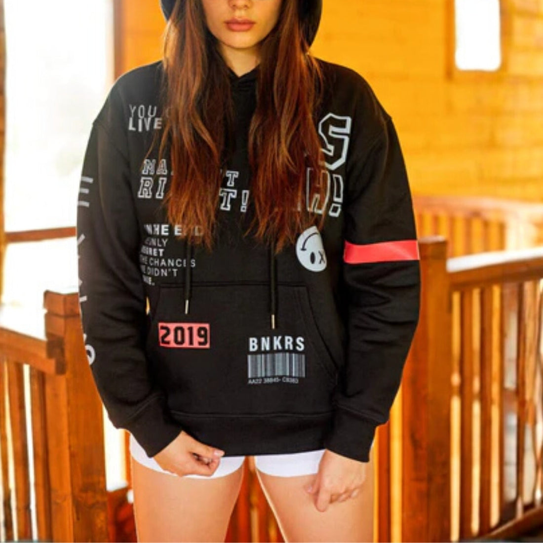 "Pack of 2 Women’s Printed Hoodies – Premium Quality, Cozy & Stylish|H-028