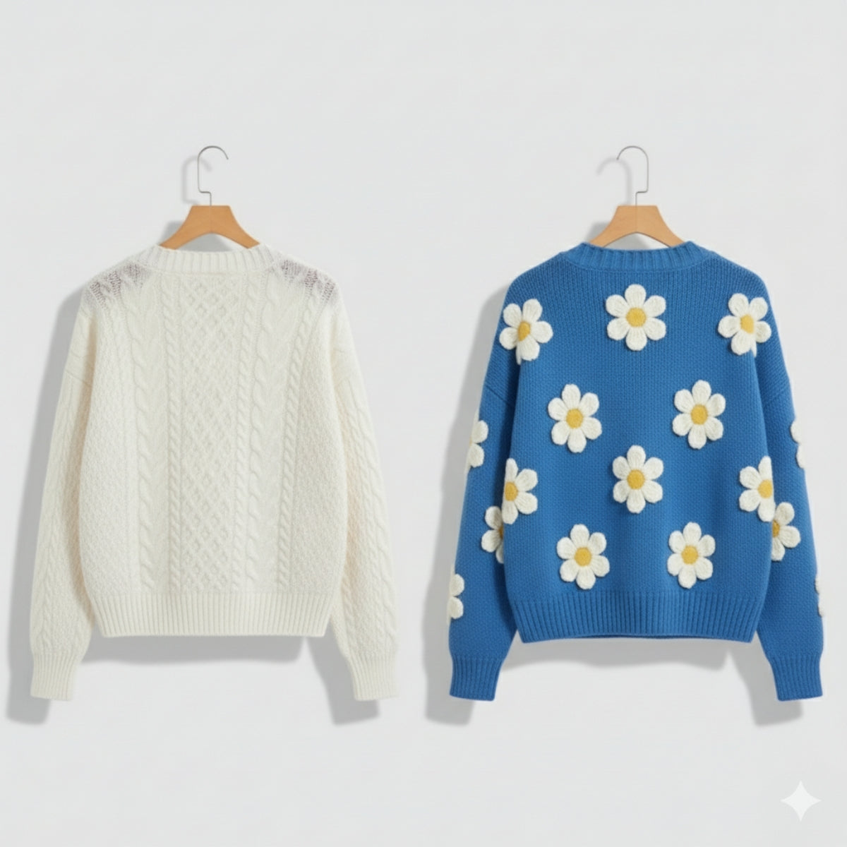 Pack of 2 | Double Cozy Winter Cardigan Set - Light & Warm | WC-19